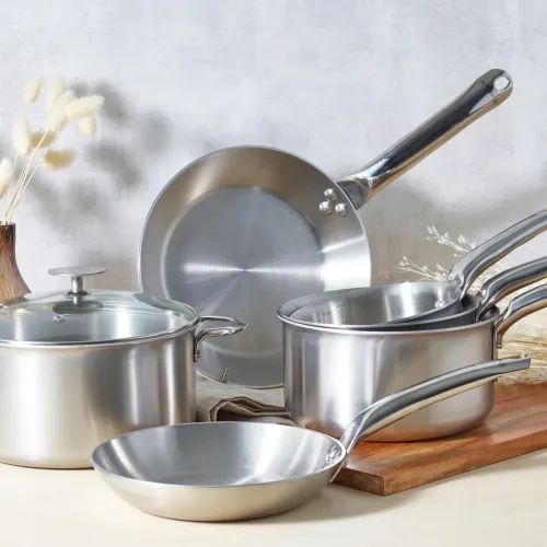 DE BUYER Alchimy Konikalny 24 cm - rondel ze stali nierdzewnej