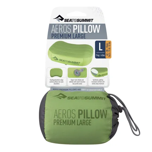 Poduszka Sea to Summit Aeros Pillow Premium L - lime