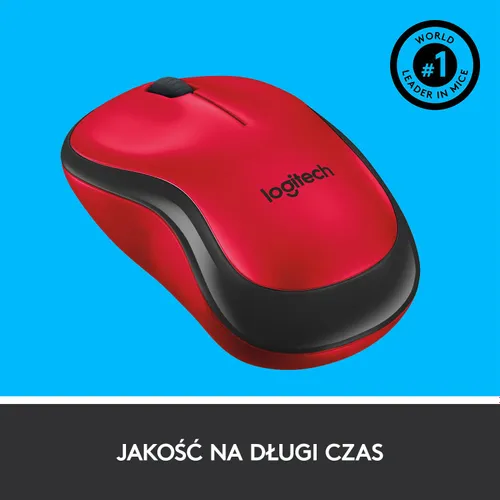 Myszka Logitech M220 Silent Czerwony