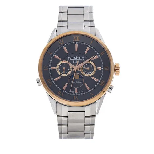 Roamer Superior Moonphase Saati 508821 47 53 50 Silver