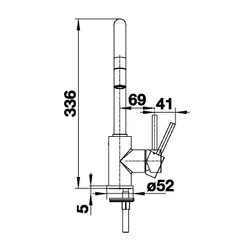 Bateria BLANCO Mida 526145 Czarny