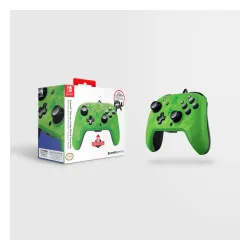 Pad PDP Faceoff Deluxe+ Audio do Nintendo Switch Przewodowy camo zielony