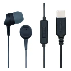 Słuchawki przewodowe Hama SEA II Dokanałowe SEA II USB-C Czarny