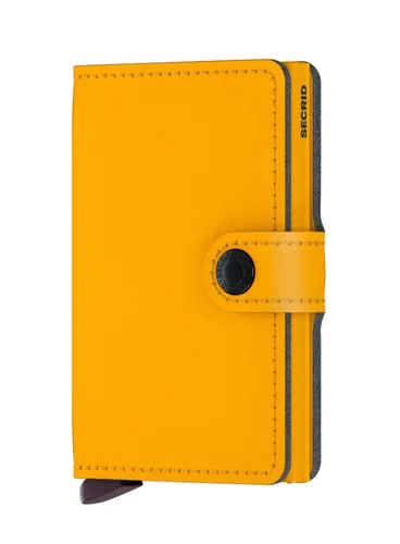 RFID Gizli Miniwallet Yard Toz Cep Cüzdanı-ochre