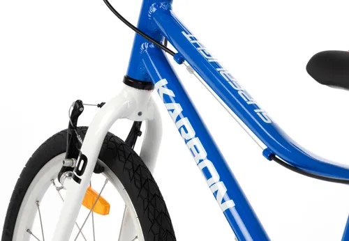 Rower dziecięcy KARBON Superlight Automatic 18 cali dla chłopca Niebieski