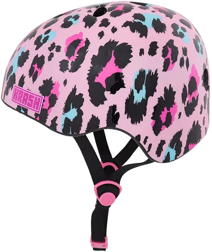 Kask rowerowy KRASH Panthera Różowy dla Dzieci (rozmiar M)