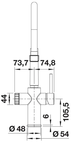 Bateria BLANCO Catris-S Flexo Filter 526705 Chrom