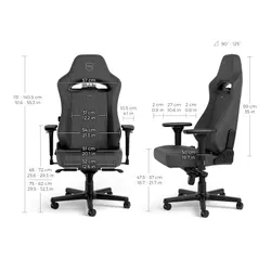 Fotel Noblechairs HERO ST TX Anthracite Gamingowy do 150kg Tkanina Antracyt