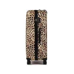 Большой жесткий чемодан Saxoline Trolley L 1440h0. 71. 10 Leopard