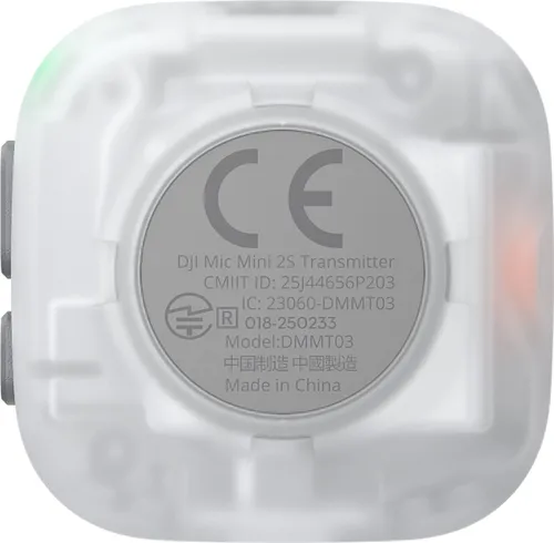 System bezprzewodowy DJI Mic Mini 2S (1 TX + 1 RX)