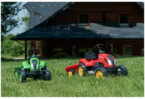 Falk Country Farmer Traktorek Na Pedały Z Przyczepką Zielony 2-5 Lat