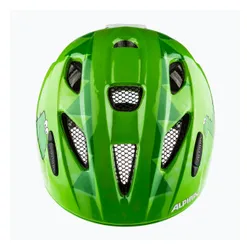 Kask rowerowy dziecięcy Alpina Ximo Flash green dino gloss
