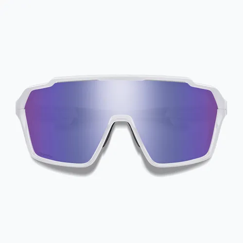 Okulary przeciwsłoneczne Smith Shift XL MAG white/chromapop violet mirror/clear