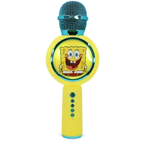 Mikrofon z głośnikiem Bluetooth OTL Technologies Karaoke SPONGEBOB 5W Żółty
