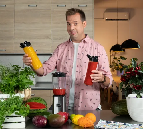 Blender kielichowy ELDOM BK5S Jaar (Sportowy) + 2 bidony w komplecie