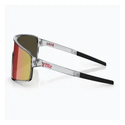 Okulary przeciwsłoneczne Bliz P001 transparent dark grey/brown red multi
