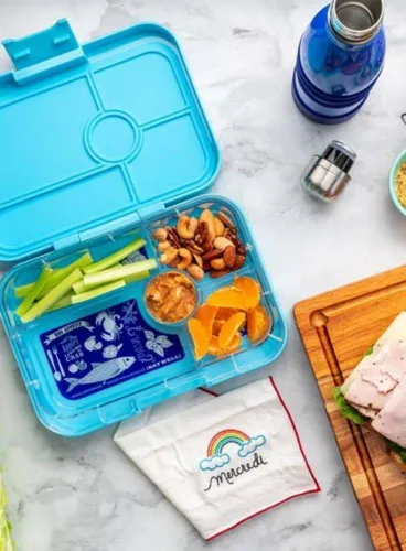 İş için öğle yemeği kutusu XL Yumbox Tapas 5 Bölüm-true blue / galaxy