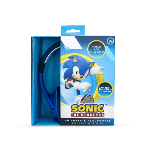 Słuchawki przewodowe OTL Technologies Sonic The Hedgehog 3D Dla dzieci Nauszne Niebieski