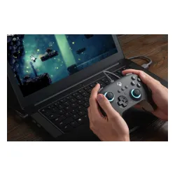 Pad 8BitDo Ultimate C Wired do PC, Xbox Przewodowy Ciemnoszary