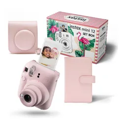 Камера Fujifilm Instax Mini 12 (розовый) + чехол + альбом