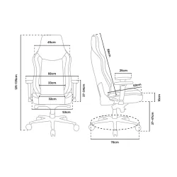 Fotel Arozzi Vernazza Soft Fabric Pure Black Gamingowy do 145kg Tkanina Czarny
