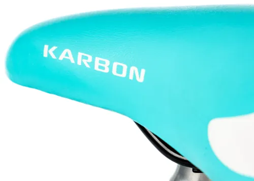 Rower dziecięcy KARBON Kitty 20 cali dla dziewczynki Turkusowo-biały