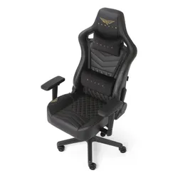 Fotel GAMVIS Elite 2.0 Pro XL Czarny (złote elementy)