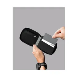 Кошелек Alpaka Zip ID, черный