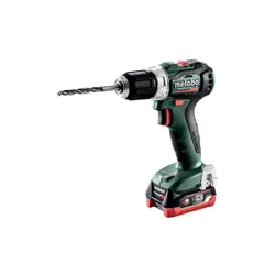 Metabo PowerMaxx BS 12 BL 12 V Akülü Matkap (601038800), 2 adet 4 Ah Pil, şarj cihazı, kılıf