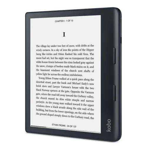 Czytnik E-booków Kobo Sage - 8" - 32GB - WiFi - Bluetooth - czarny