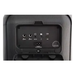 Power Audio Blaupunkt Party Box PB6LED 40W Bluetooth Radio FM Mikrofon Karaoke Czarny