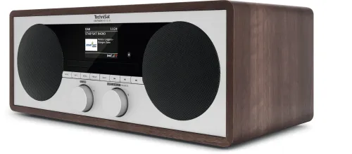 Radioodbiornik TechniSat DigitRadio 451 CD IR Radio FM DAB+ Internetowe Bluetooth Brązowy
