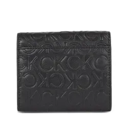 Женский кошелек Calvin Klein Re-Lock Trifold Xs Emb K60k611321 CK Black BAX