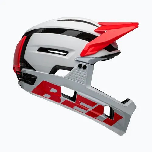 Kask rowerowy Bell FF Super Air R MIPS Spherical matte gloss white/infrared