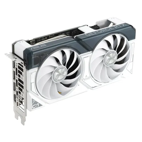 Karta graficzna ASUS Dual GeForce RTX 4060Ti White OC Edition 8GB GDDR6 128bit DLSS