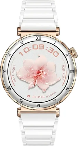 Smartwatch LUNA Bianca Ceramic Złoty