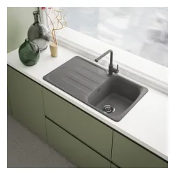 Bateria FRANKE Lina L Pull-out 115.0728.486 Kamienny szary