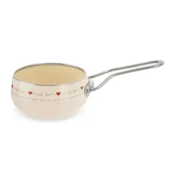 Rondel emaliowany kremowy TONCA 1,1 l