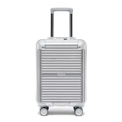 Walizka kabinowa Puccini Dallas - srebrny