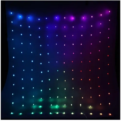 Kurtyna dekoracyjna CHRISTMAS DECORATION 231855 144 LED Sieciowe 1.2 m Transparentny