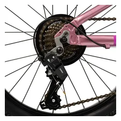 Rower dziecięcy HUFFY Literide Junior 20 cali dla dziewczynki Różowo-fioletowy