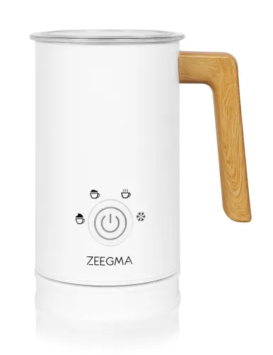 Spieniacz ZEEGMA Milkee Wood Biały