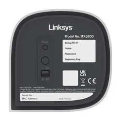 Linksys Velop Pro System WiFi 6E Mesh MX6201-KE