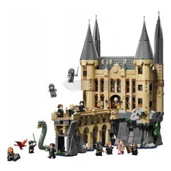 LEGO Harry Potter 76473 Zamek Hogwart Wschodnie skrzydło, zestaw klocków