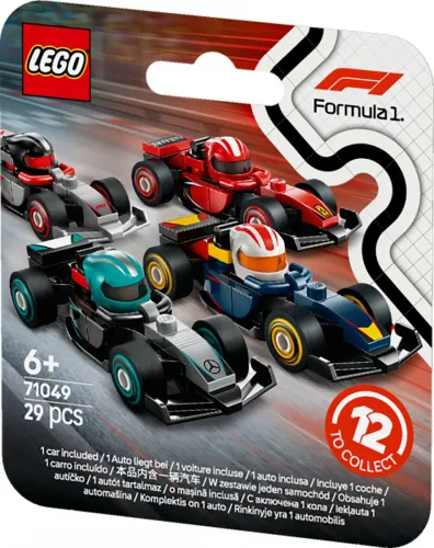 LEGO Klocki Minifigures 71049 Kolekcjonerski bolid F1 (display 36 sztuk)