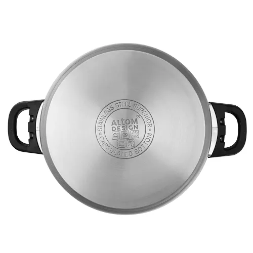 Garnek ze stali nierdzewnej z pokrywką EMILIO 3,2 l