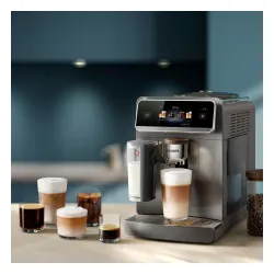 Автоматическая кофемашина Philips 8000 LatteGo Pro Café Aromis EP8757/92 холодный кофе ширина 25,1 см