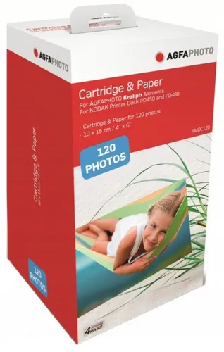 Agfa Photo Cartridge &amp; Paper for 120 photos