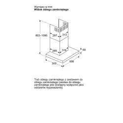 Okap Siemens LC65BCC60 Czarny