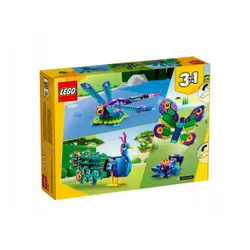Lego paw Creator 3w1 egzotyczny 31157 z ruchomym ogonem i podstawką